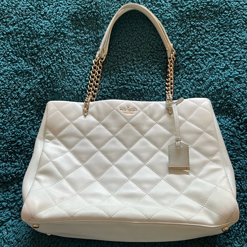 White Kate Spade Purse